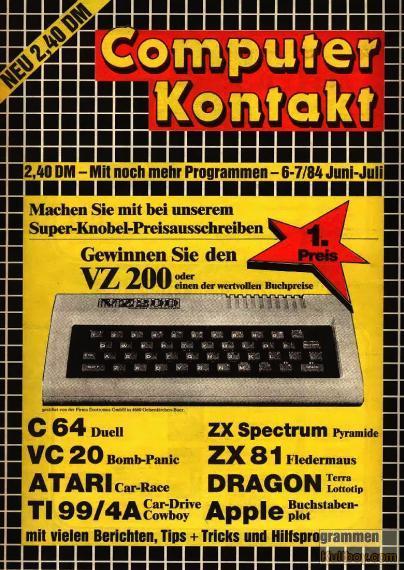 Retrojournal_de's tweet image. Rückblick: 1984 brachte uns auch die Computer Kontakt! 🖥️💾 Mit Programmen, Tipps &amp;amp; Tricks für C64, ZX Spectrum, Atari und mehr. Sogar ein VZ 200 konnte gewonnen werden! Wer erinnert sich an dieses Magazin? 🤔 #RetroComputing #1984 #Heimcomputer