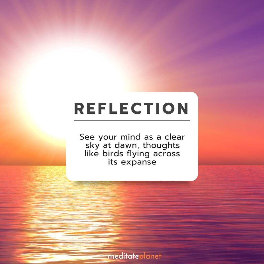 meditateplanet's tweet image. See your mind as a clear sky at dawn, thoughts like birds flying across its expanse.

🌄🐦🧘‍♀️

#ClearMind #MindfulVisualization #ZenPeace