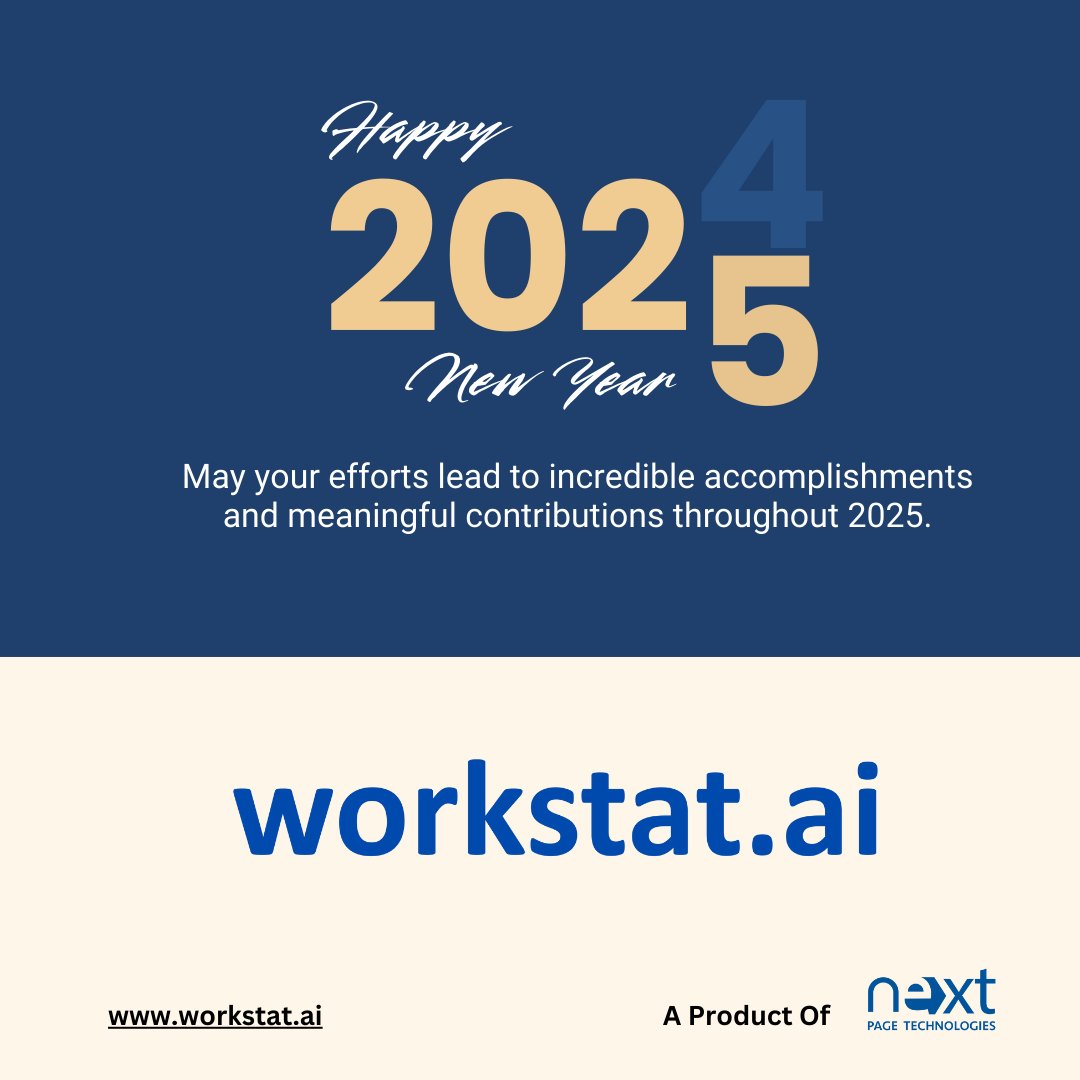workstat_ai's tweet image. May your efforts lead to incredible accomplishments and meaningful contributions throughout 2025.
