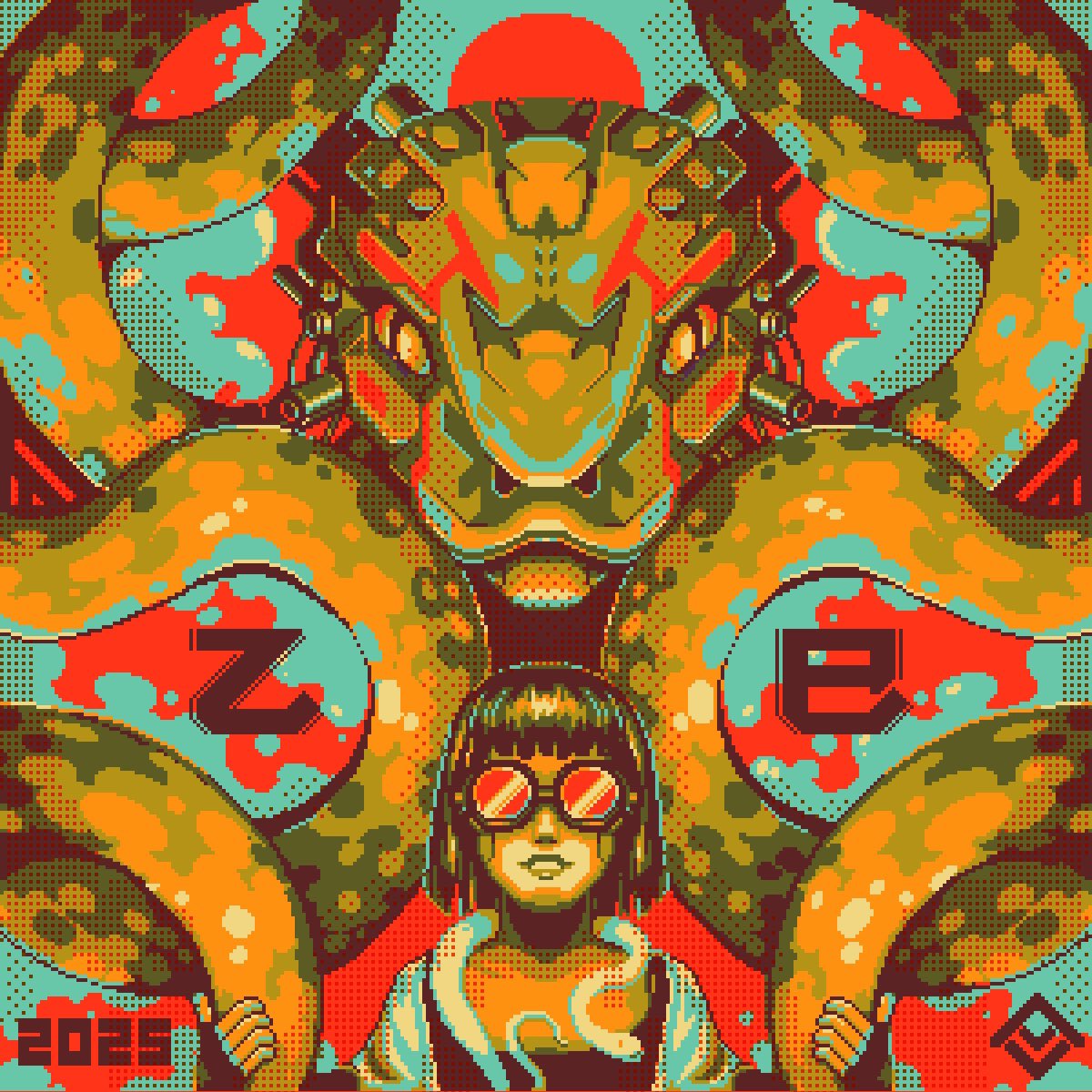 pixeljeff1995's tweet image. Happy New Year! 2025
// Year of the Snake // 🐍
#pixel #pixelart #pixeljeff #8bit #LunarNewYear