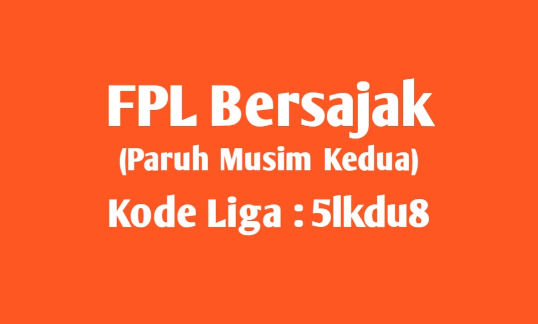 FPL Bersajak 🇮🇩 💧 tweet media