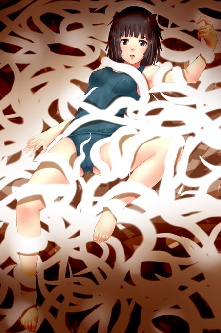 蛇年の絵を描く時間内から12年前の蛇年の絵でもあげておくわ。うどんにしか見えないらしいがいいだろう 