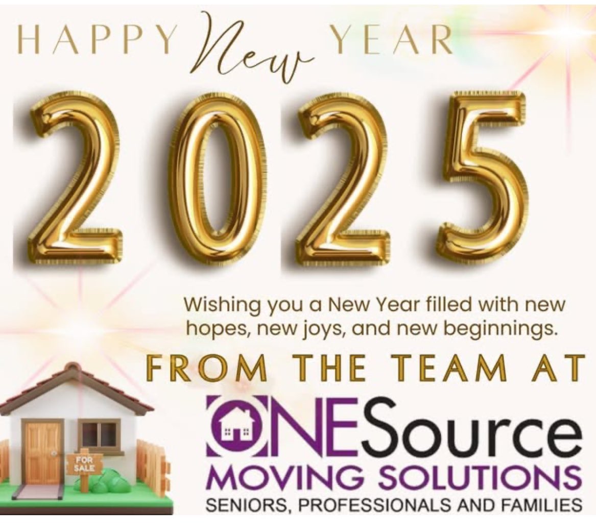 Happy New Year to all of our past, present and future clients, as well as their families. We hope 2024 was a great one, and we look forward to helping you in 2025! 
#Downsizing #RealEstate #FranchiseOpportunity #Packing #Unpacking #NewYear2025