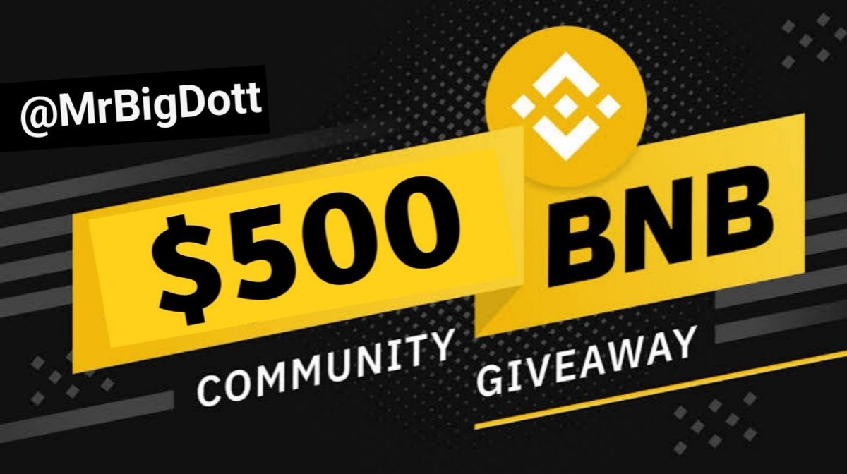 Congrats New Year $BNB Giveaway🎉🎉

🎉🎉 $500 #BNB Giveaway For 20 Lucky Followers, 25 #USDT Each !!

🎉🎉 Distribution in 72 Hours, Winners Will Select From Comment Section🔥🔥

✅ Mandatory Tasks👇👇

Follow👉 <a href="/MrBigDott/">Mr BigDott⚡</a> &amp; RePost

#Airdrop $ICE #PAWS #Blum #Bitcoin