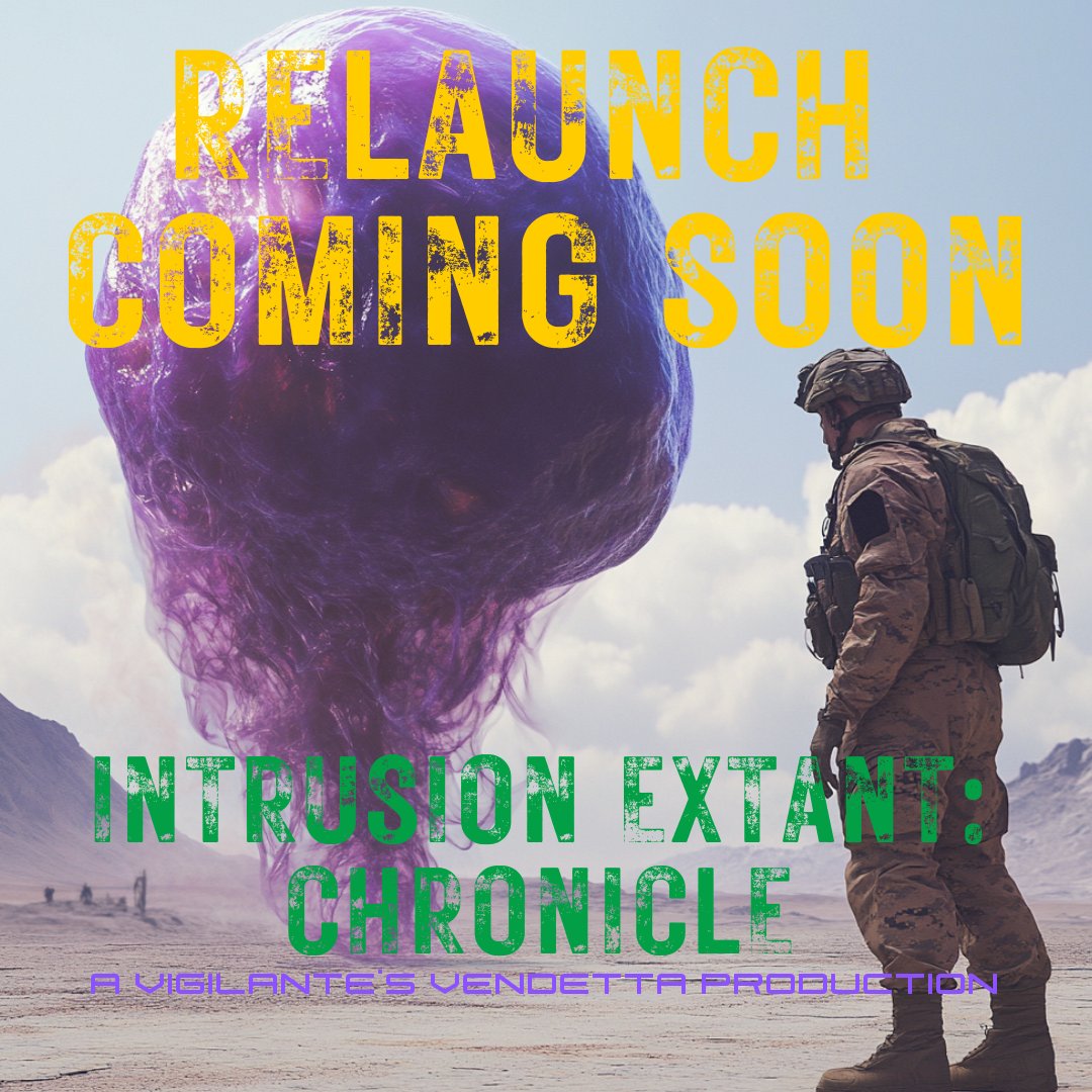 Back in October, we announced the relaunch of Intrusion Extant: Chronicle was on its way. In the next two weeks we will be announcing the official relaunch date! Stay tuned for more info!

#podcast #audiodrama #audiodramadebut #audiodramasunday #audiofiction #audioscifi #scifi