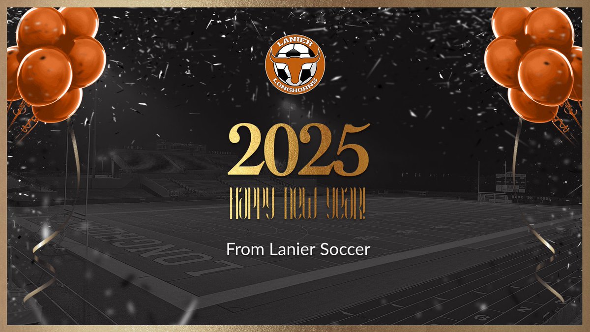 HAPPY NEW YEAR! #2025 🎉🥳⚽️❤️

From Lanier HS Soccer🤘