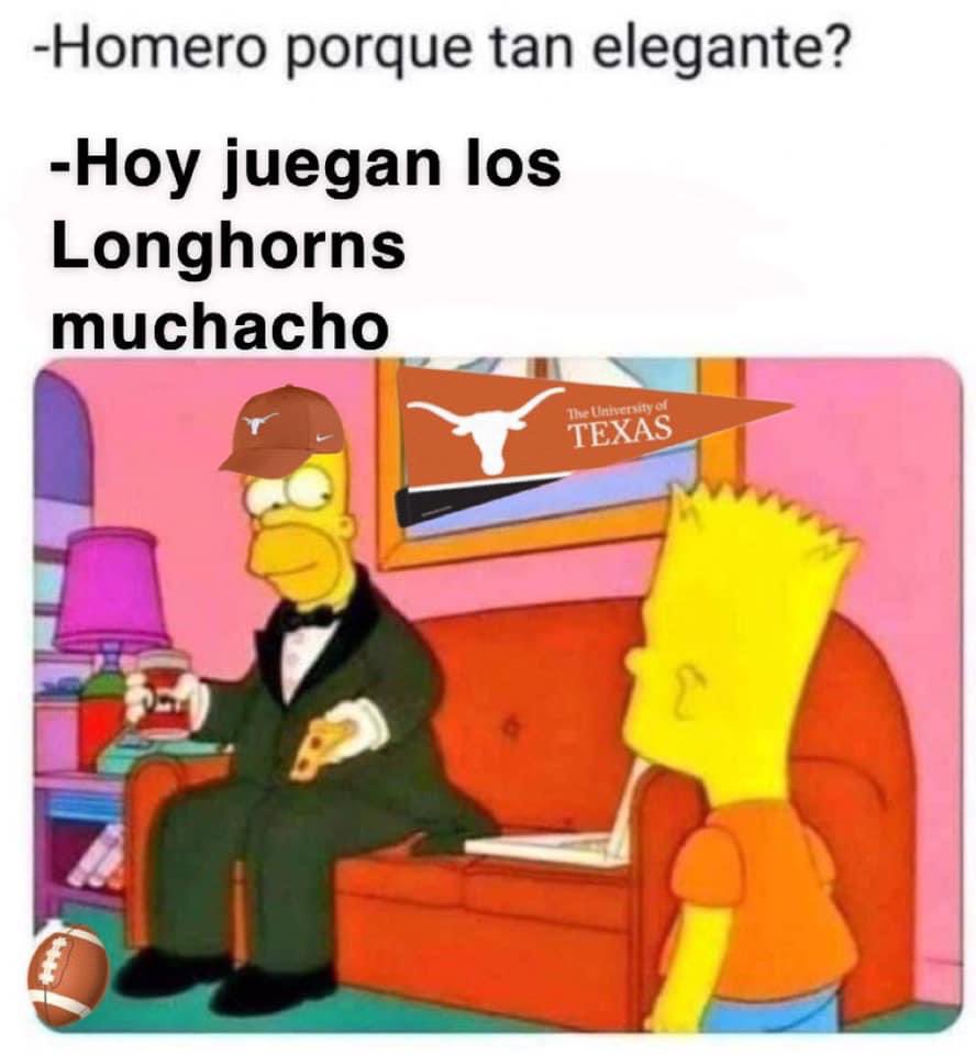LONGHORNSESP's tweet image. Buenos días Longhorns fans! Hoy todos elegantes por el año nuevo y porque juega Longhorns! #HookEm
