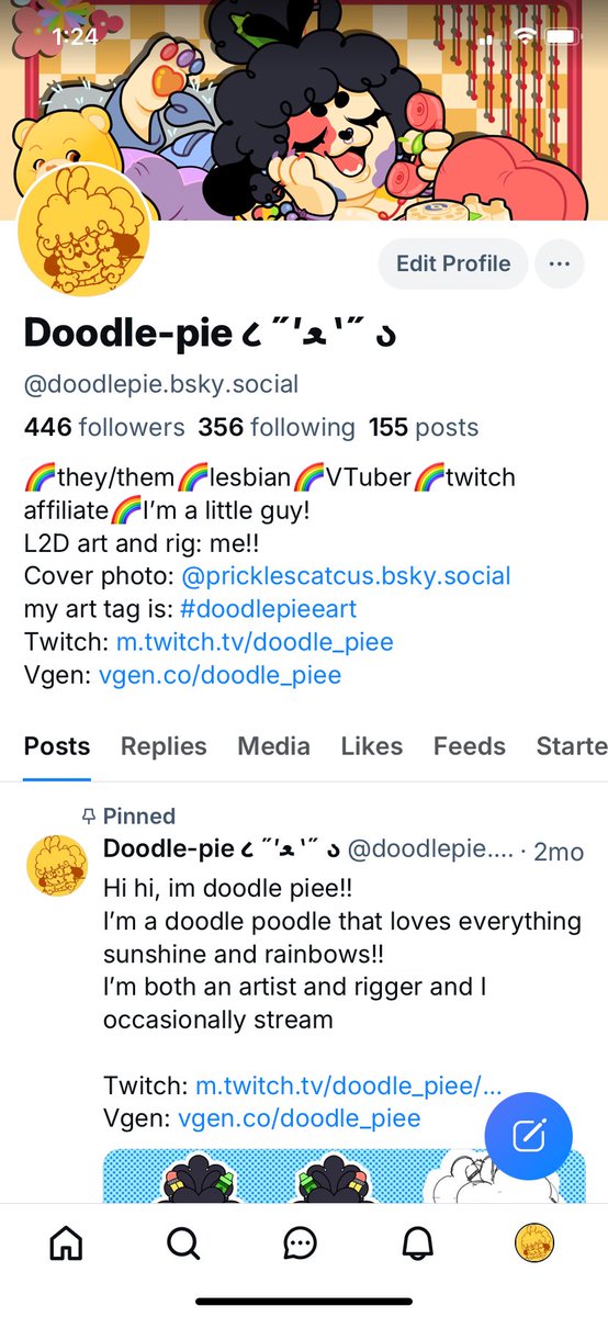 doodle-pie ૮ ˶′ﻌ ‵˶ ა tweet media