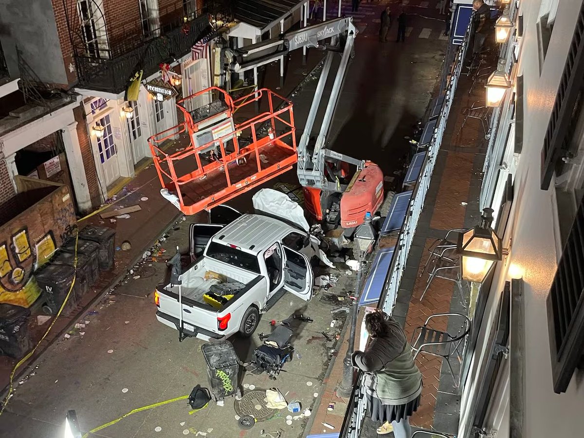 Car98135's tweet photo. First, my prayers for everyone who was present when this terrorist attack happened.

Typical FBI BS rhetoric:
"an FBI agent on the scene has told the press that the incident was not a "terrorist event."  She said that there were "improvised explosive devices found"
https://t.co/rccQcKpj53
Active shooter with IED's, 10 dead, 30 wounded, but this was not a terrorist event.  Total BS.

"The officials (FBI) did not provide any information about the man who drove the truck, and his condition and whereabouts were not immediately clear."
https://t.co/vUio4XgFgK
Which means it most likely was a terrorist event and mostly likely by an illegal who was a Muslim and the FBI is going to try and cover it up.
https://t.co/8nacLYA0KQ

And finally, in contradiction to what the FBI said:
The suspect was killed by police in shootout, ABC News Aaron Katersky reports.
He was shot and killed by police when he got out of his vehicle with an assault rifle, the officials said.
https://t.co/UQ6pvboUXX