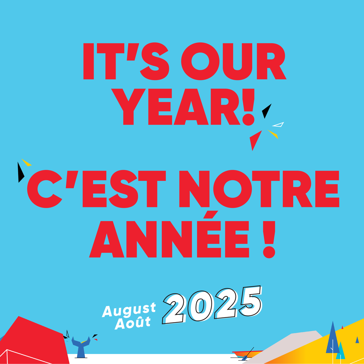 It's our year. #ReadytoRock

//

C'est notre année. #LàOùÇaRock