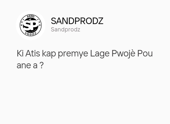 sandprodz's tweet image. Opak ap lage 5 Janvye  !!