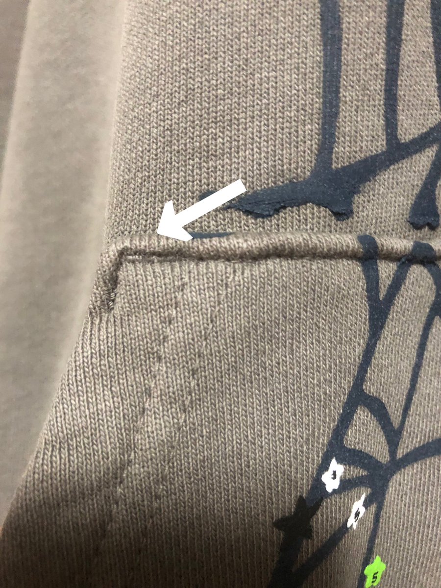 偽物腹立つからSp5derの実物の見方を まず生地に厚みがありロゴの