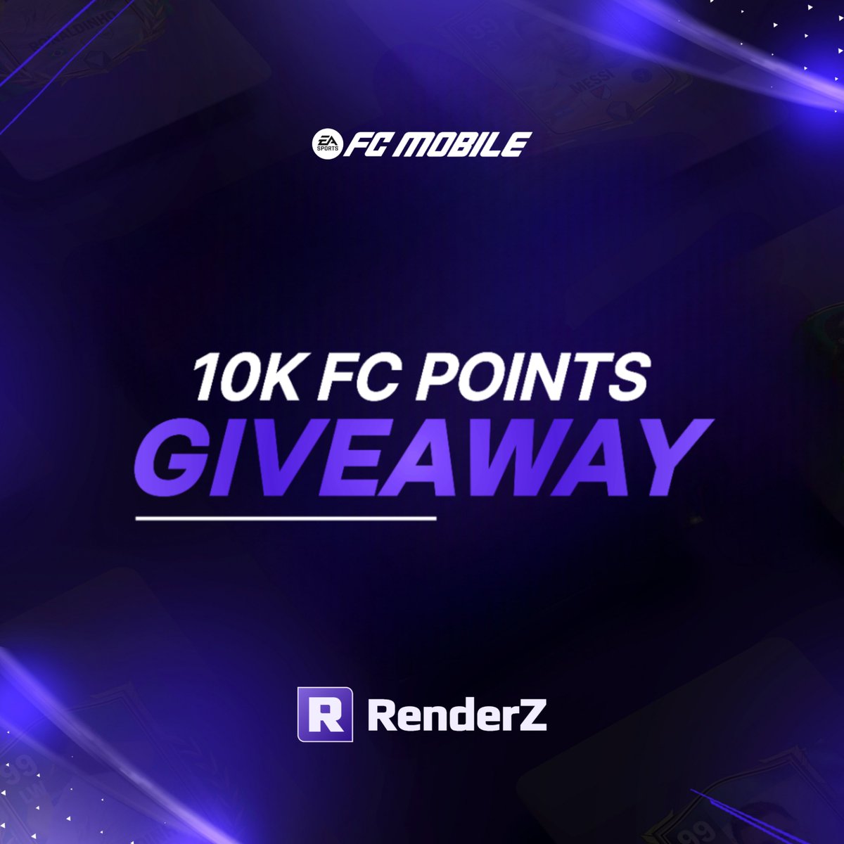 fifarenderz's tweet image. Last New Year Giveaway 🎊

🎁 We&apos;re giving away 10,000 FC Points for FC Mobile or FC25 Console!

To enter 👇

- Follow @fifarenderz, @FolmannVictor 
- Like &amp;amp; Repost ❤️🔁

Winner announced on 4th January, good luck!