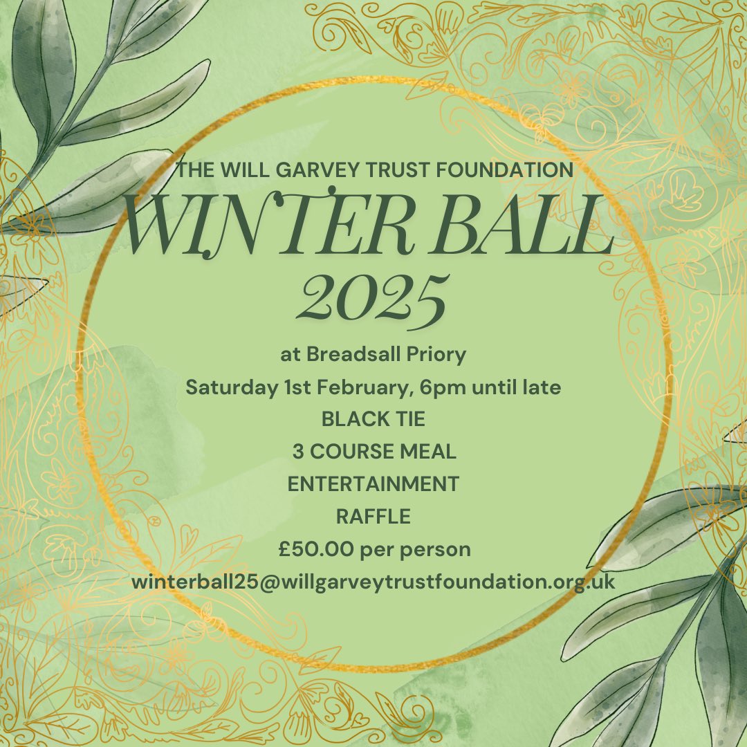 WhyTalkingFixes's tweet image. Happy New Year everyone!

January can feel quite strange after the chaos of December, so please take extra care of yourself. 

If you’d like something to look forward to, our Winter Ball is Saturday 1st February. 

Enquire by emailing winterball25@willgarveytrustfoundation.org.uk