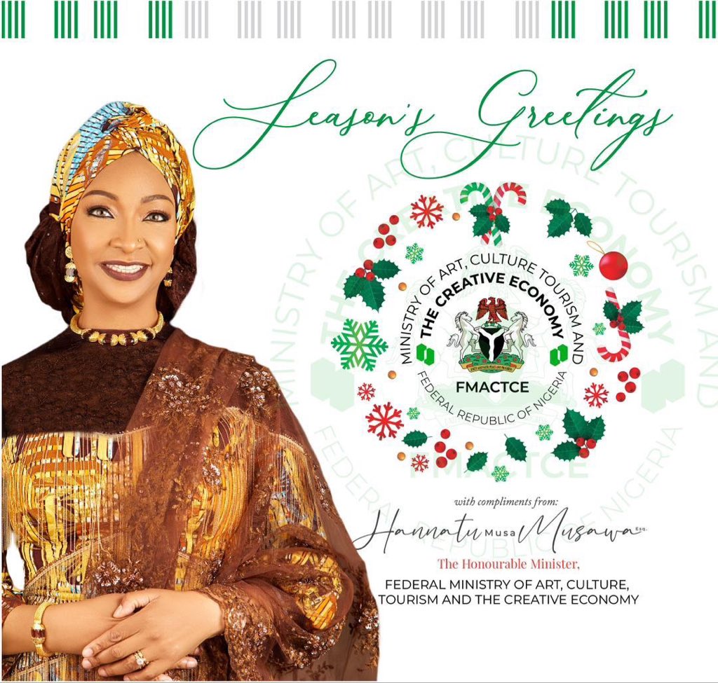 HBMayana_'s tweet image. As we step into 2025, we’re excited to continue celebrating Nigeria’s rich arts, culture, tourism, and creative economy.

This year, we look forward to new opportunities, impactful initiatives, and working together to elevate Nigeria on the global stage.

#HappyNewYear #FMACTCE…