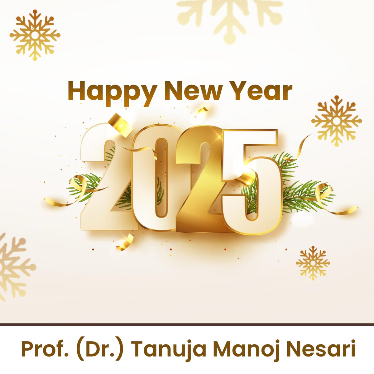 Wishing you a year filled with happiness, good health and success. May 2025 be filled with new opportunities and cherished moments.

#HappyNewYear2025  💐💐