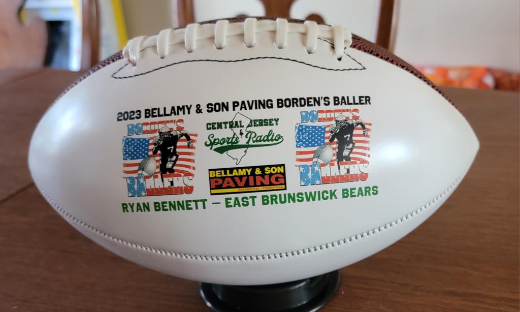 Happy New Year!  I'm looking forward to setting up 3 regional photo sessions for Union, Middlesex, and Western NJ as soon as the Borden's Ballers Award balls are delivered. Tees &amp; balls for the 59 Big Central Conference Football Borden's Ballers will be handed out <a href="/CJSportsRadio/">Central Jersey Sports Radio</a>