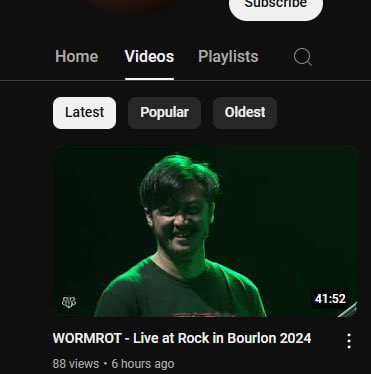 Wormrot's tweet image. 2024 was a blast 2025 more blasts HNY