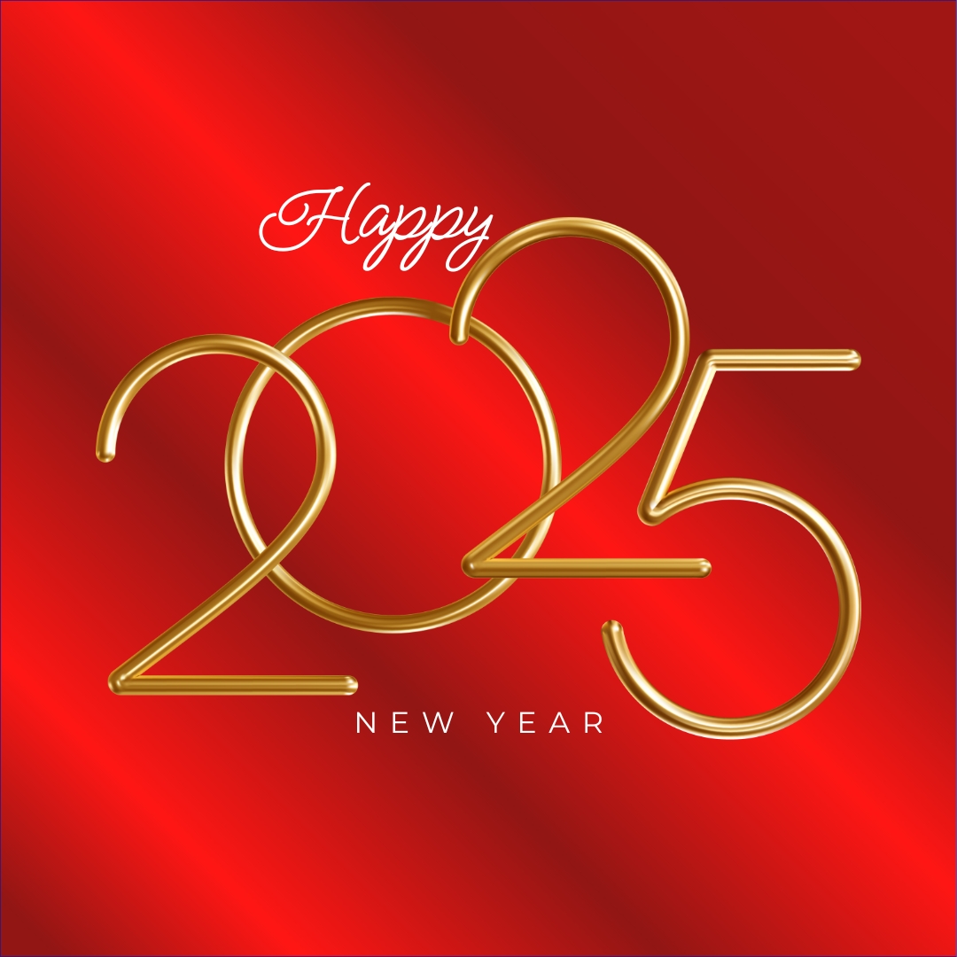 Happy New Year! A new year brings new goals, challenges, and opportunities. We're ready to keep driving innovation and delivering excellence. Here’s to a 2025 filled with growth and success!