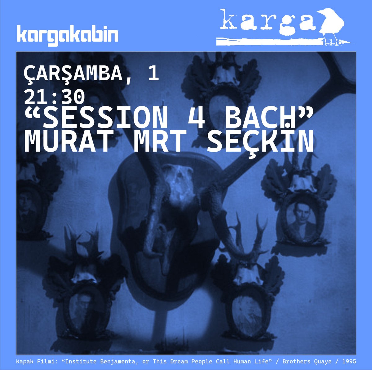 Karga (@kargabar) on Twitter photo #kargakabin
01.01.2025 Çarşamba
21:30
#session4Bach
<a href="/seckin_mrt/">MuratMrtSeçkin</a>
Eklektikovski
#karga #kargakadıköy #birlikteveberaber #kargakabin
01.01.2025 Çarşamba
21:30
#session4Bach
<a href="/seckin_mrt/">MuratMrtSeçkin</a>
Eklektikovski
#karga #kargakadıköy #birlikteveberaber