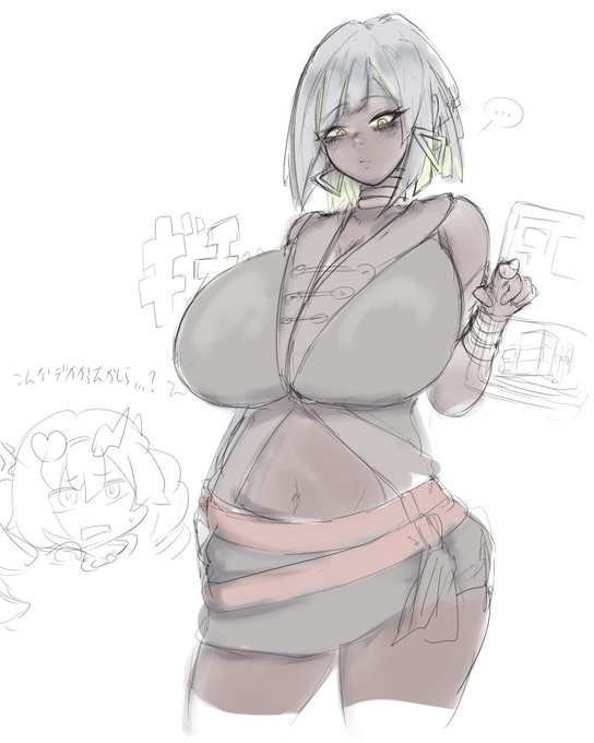 描いてからスケベ思い浮かんだから近いうちまた描くかも 