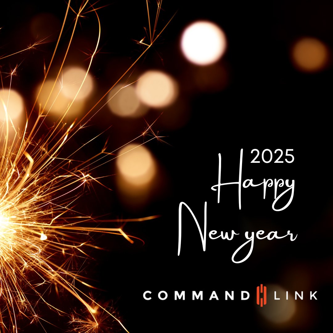 CommandLink's tweet image. 🎉✨ Happy New Year from CommandLink! ✨🎉

#HappyNewYear #CommandLink #Innovate #Grow #Succeed