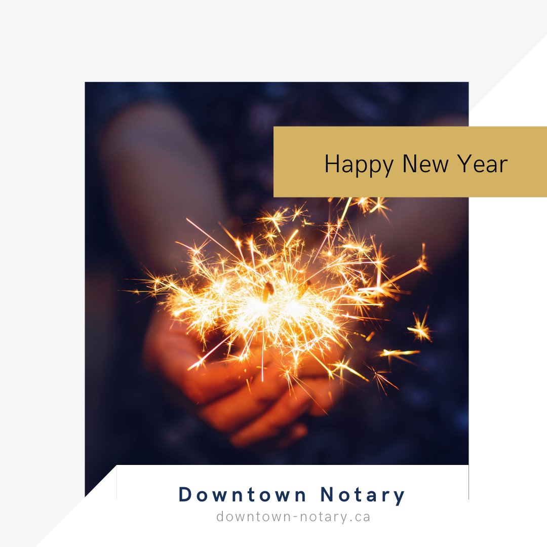 Happy New Year from Downtown Notary!