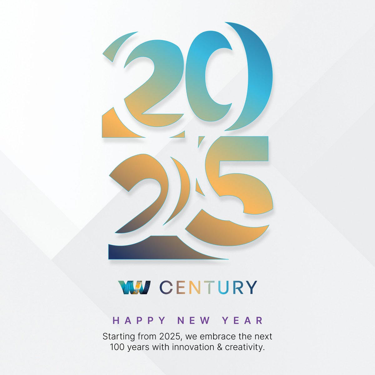 With a new year's journey,
Launching Century's 100 years legacy.

#NewYear2025
