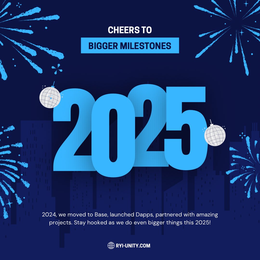 DEFIDASH_'s tweet image. 🎉 Happy New Year, Ryiu Fam! 🎉

Thank you for being part of our journey in 2024. Here’s to a bigger, brighter, and more successful 2025 for $RYIU and the entire community. 🚀

Let’s keep building together! 💪 #HappyNewYear2025 #Ryiunity