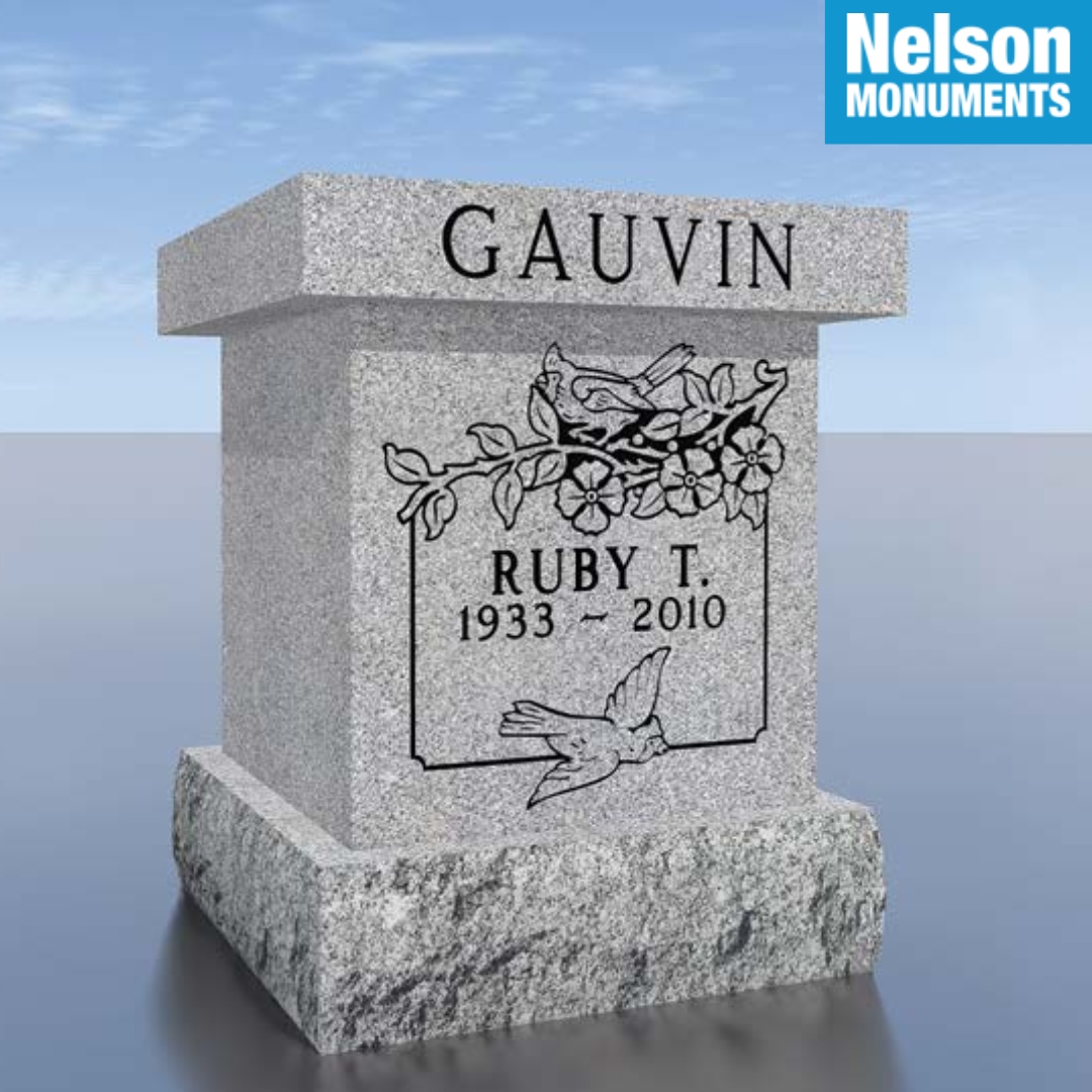 NelsonMonuments's tweet photo. A single cremation monument shown in sawn smooth silver mist with a matching rock edge base. Constructed from a solid granite cube with a niche created by drilling into the core. All the lettering is cut-in and painted black for contrast.

View more her... https://t.co/xEPSnoSXHS https://t.co/Nc5lp7XvrL