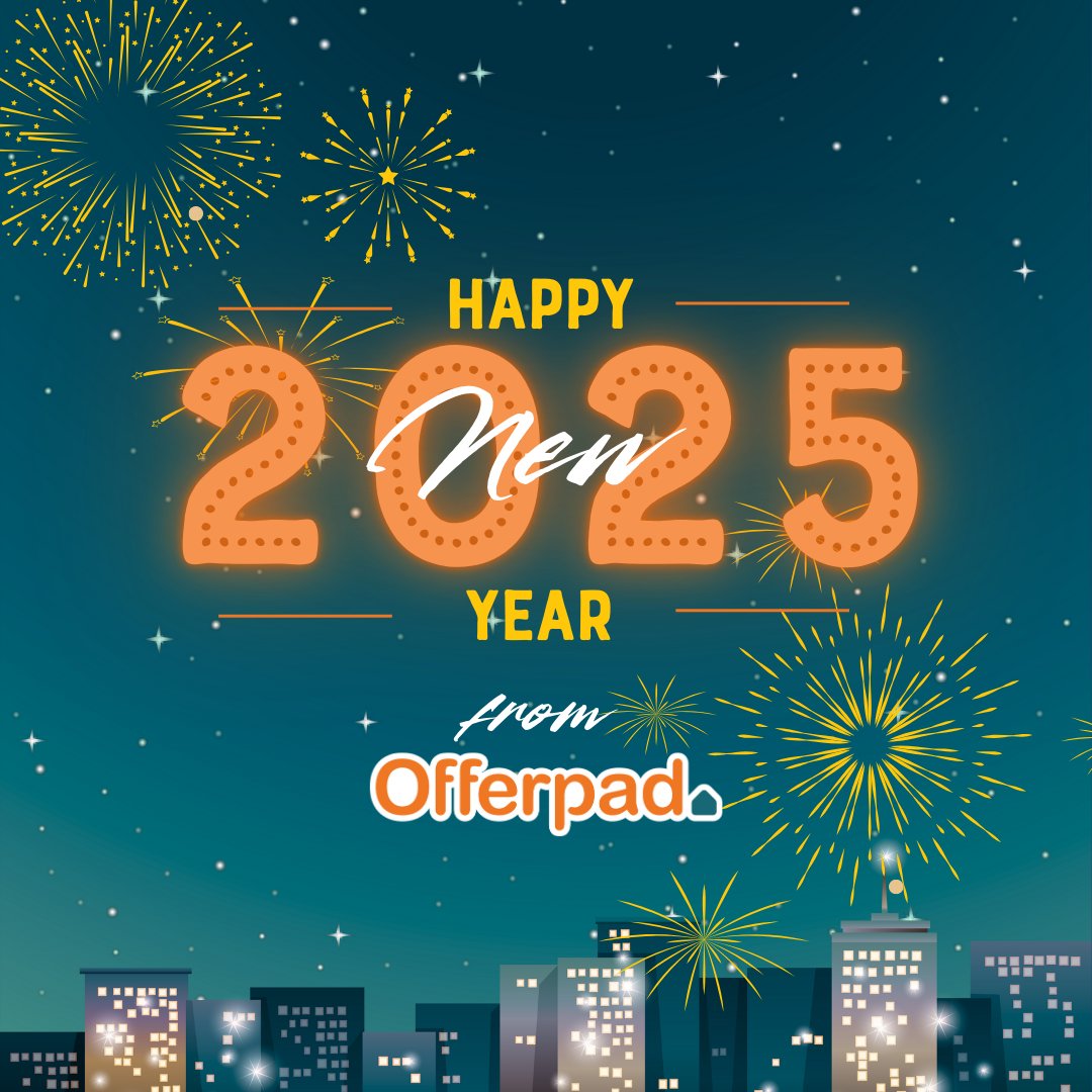 Happy New Year from all of us at Offerpad! Cheers to a bright and successful year ahead!