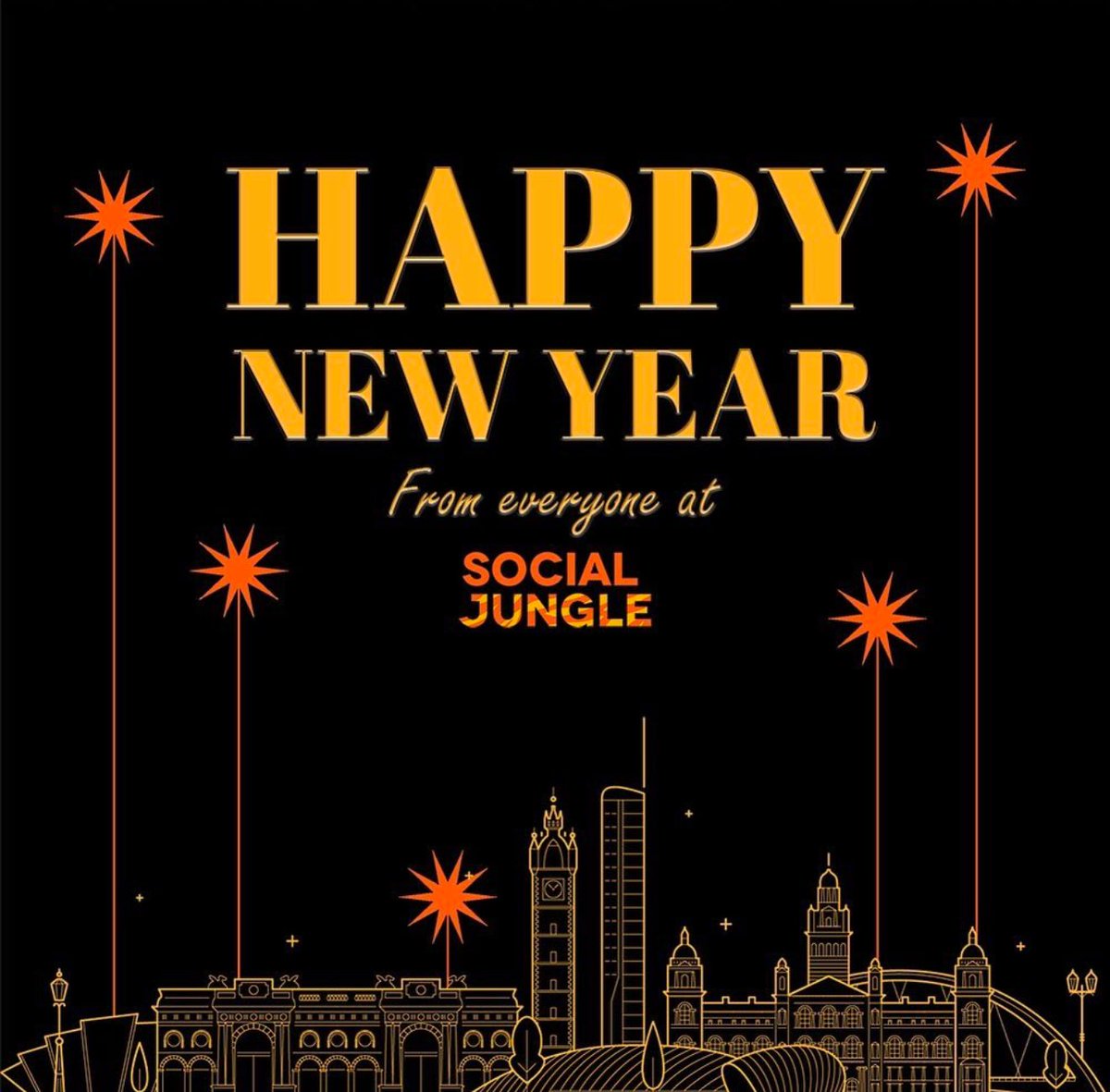 Happy new year from all the team at Social Jungle. Follow us on linked in/Insta and FB to view our latest product and software launches this year 🎉