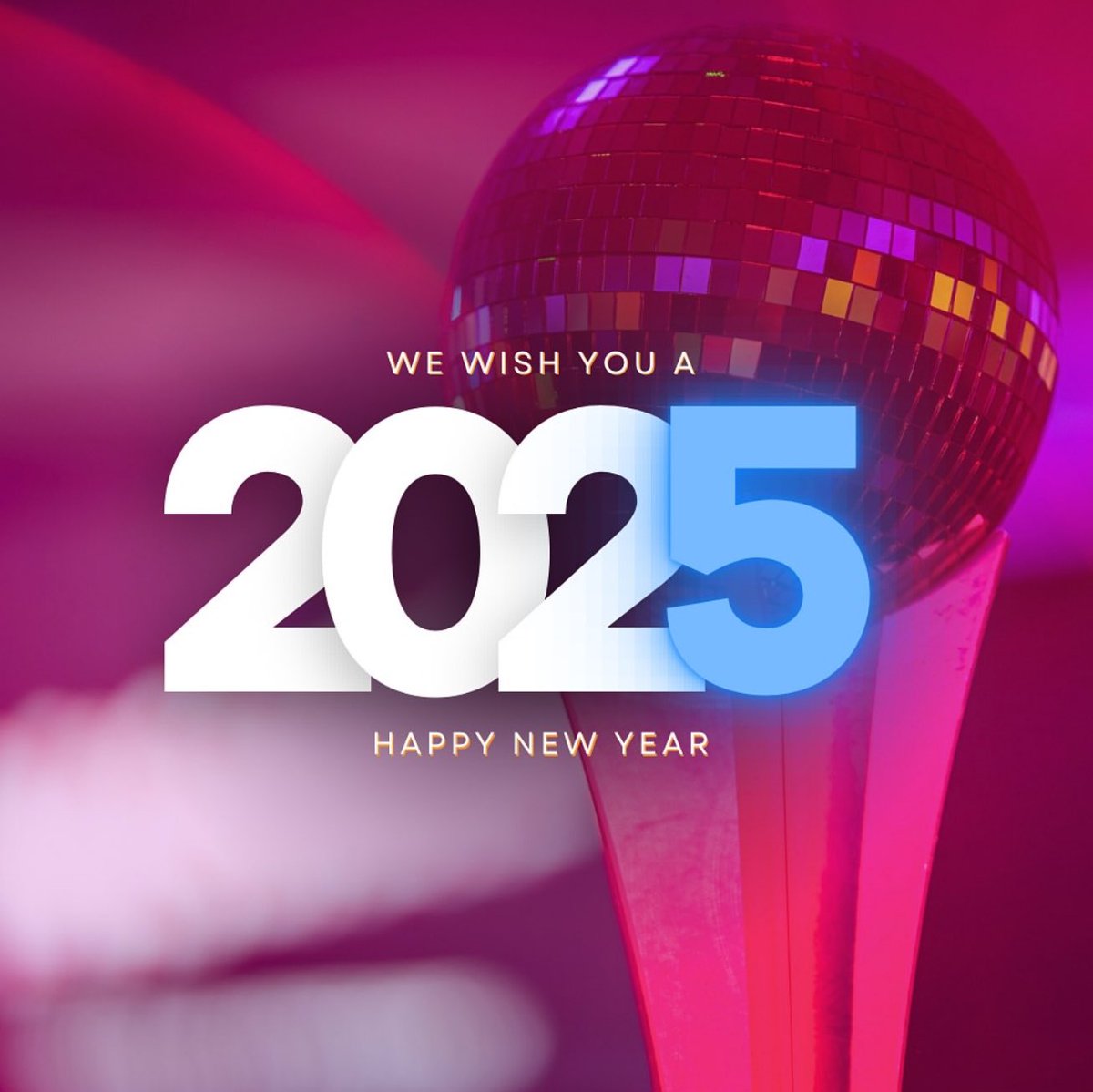 A huge Happy new year from all the team and very best wishes for 2025 . We can’t wait to see what lies ahead for us all this year ❤️🎉