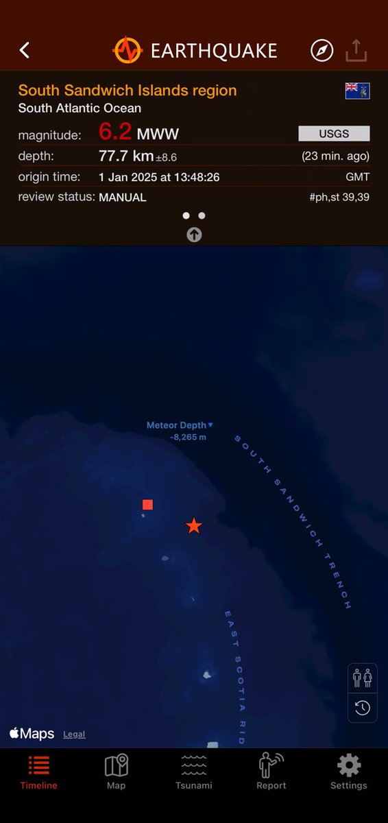 iperic's tweet image. 23 min. ago #earthquake 6.2 has hit South Atlantic Ocean, 77.7km, 13:48 GMT (USGS ) earthquake.app/m/?e_id=usgs.u…