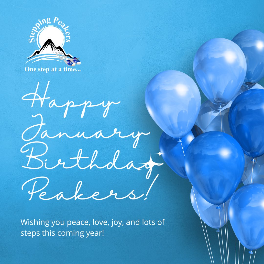 Happy birthday to all our January babies! We wish you the best year ever! Let us know who you are so we can celebrate you!