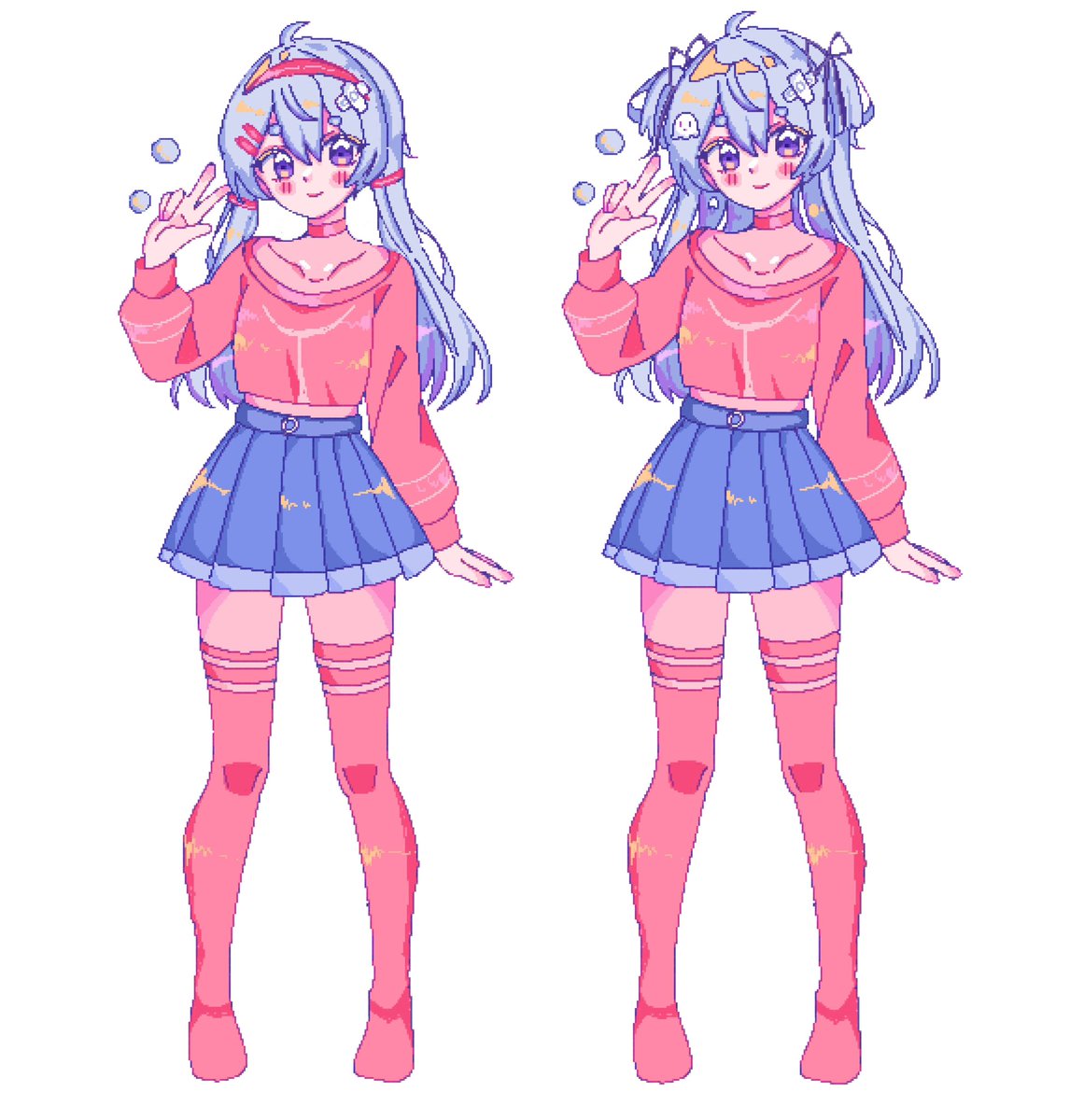 So cute!! :> #comms #commissionsopen #commsX #pixelartist