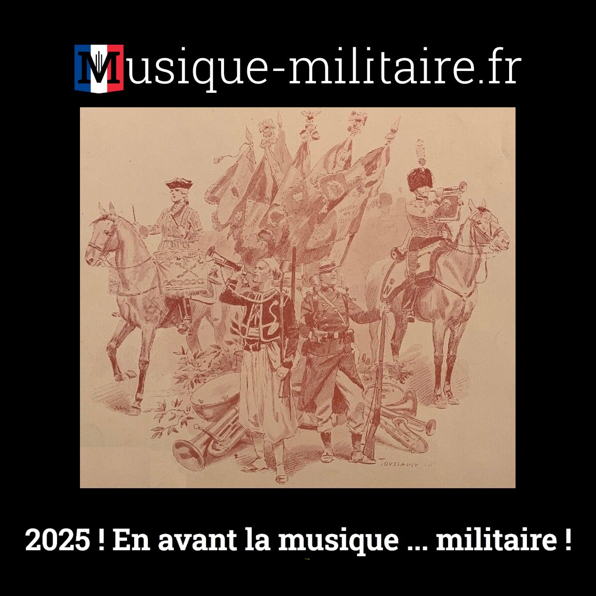 Musique-militaire.fr vous souhaite une excellente année 2025 🎶