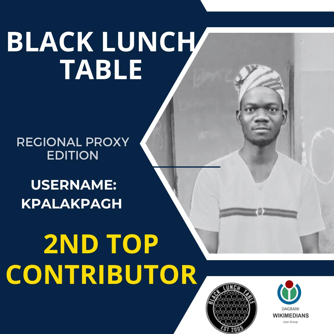 Dagbani Wikimedians User Group (@dagbanliwiki) on Twitter photo Winners of <a href="/BLACKLUNCHTABLE/">Black Lunch Table</a> in collaboration with Dagbani Wikimedians User Group Contest. Winners of <a href="/BLACKLUNCHTABLE/">Black Lunch Table</a> in collaboration with Dagbani Wikimedians User Group Contest.