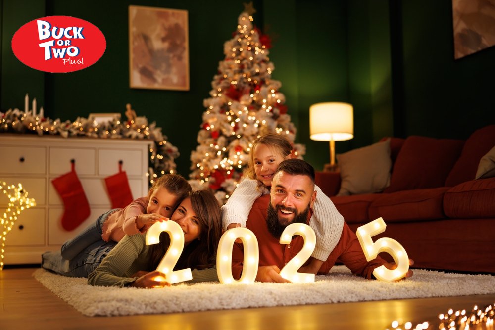 🎉✨ Happy New Year from all of us at A Buck or Two Plus! As we say goodbye to 2024, we’re filled with gratitude for your support and excited for all the possibilities 2025 will bring. Wishing you and your family health, happiness, and success in the year ahead! 🥂🎆