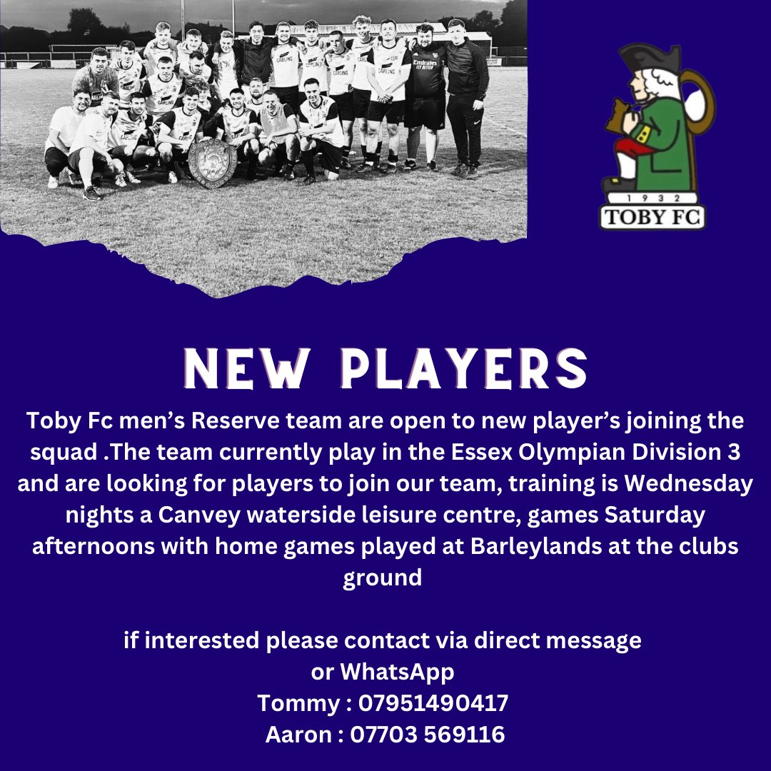 Toby FC Reserves tweet media
