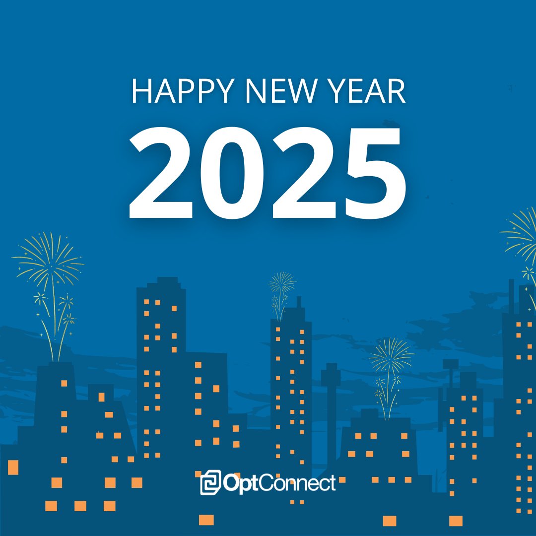 🎉 Happy New Year from your friends at OptConnect! 🎊

Here’s to new beginnings, exciting opportunities, and another year of staying connected! 🌟 Cheers to 2025—let’s make it incredible together!

#HappyNewYear #StayConnected #OptConnect