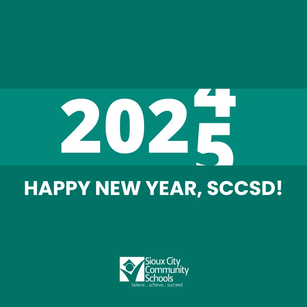 As we welcome 2025, we’re excited for more learning, growth, and success for our students, staff, and families. Thank you for being part of our #SCCSD community and for making it such a special place to learn and thrive! See you next week!