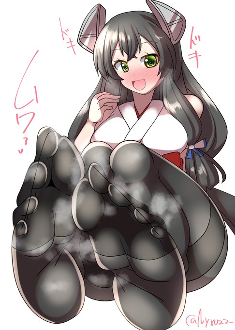 「提督…?ヨナの足裏…嗅ぎたいの…?///」     ムチムチ黒タイツ伊47ちゃん(ˇωˇ)     連続1762日目    #艦これ版真剣お絵描き60分一本勝負_20250101#艦これ版深夜の真剣お絵描き60分一本勝負 #10000日チャレンジ #めび環んどろ #伊47 