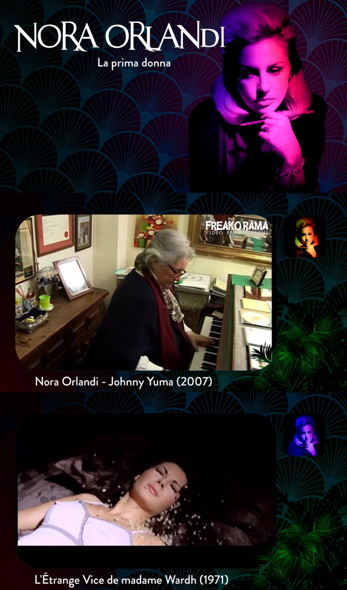 🖤 J'apprends avec tristesse le décès de Nora Orlandi, première compositrice du cinéma italien et une des plus grandes inspirations d'Eroina.

(J'avais eu l'occasion cette année de tourner une petite vidéo rendant hommage à sa carrière pour la chaine de <a href="/Luladasy/">🧟📼🍿Welcome.To.Primetime.BITCH🍿📼🧟</a> )