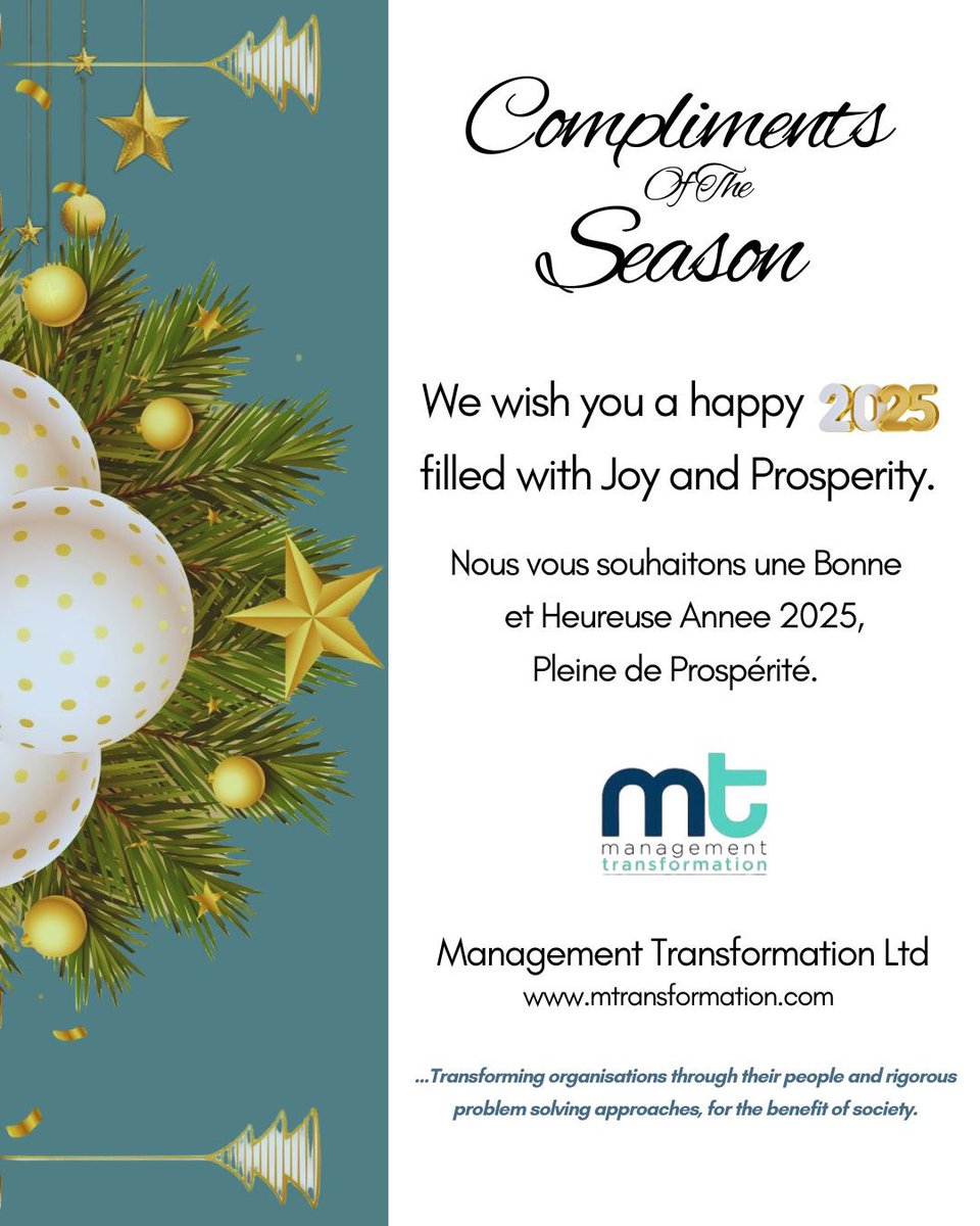 MgtTrans's tweet image. Best wishes for the New Year from all of us at MT.