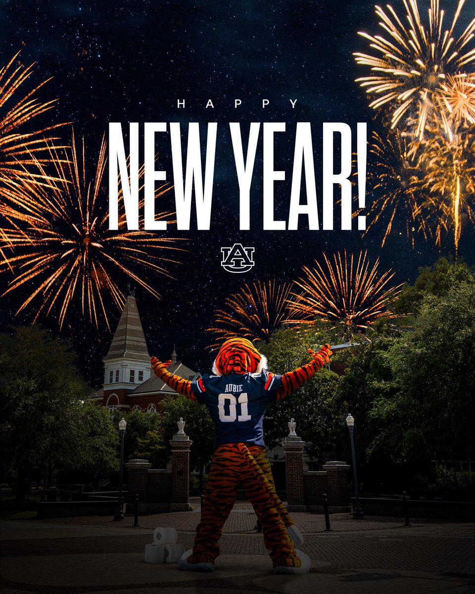Here’s to 2025! 🎆 

#WarEagle