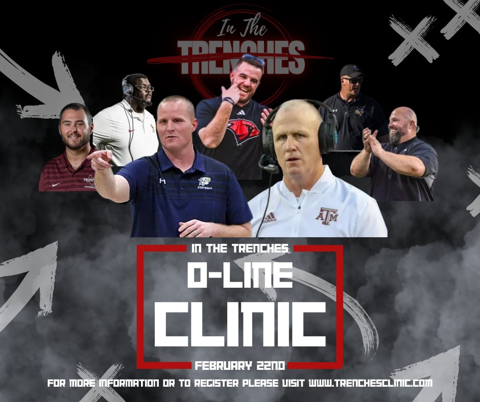 🎉HAPPY NEW YEARS🎉
Ring it in by registering for the '25 <a href="/TrenchesClinic/">In The Trenches O-Line Clinic</a>

💰- $35 Pre-Register / $50 At Door 
🗣️- 7 Unbelievable Speakers &amp; Topics 
®️- trenchesclinic.com