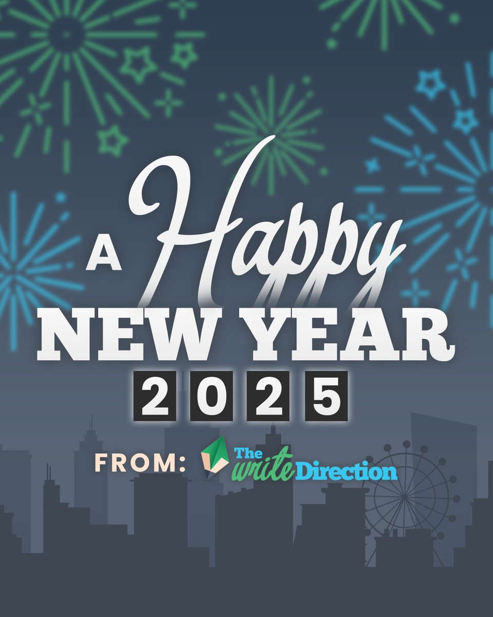 WriteDirection7's tweet image. 3, 2, 1… Happy 2025! 🎆🎊✨

The Write Direction wishes you a new year full of success, happiness, and growth. May you and your professional endeavors flourish. 💫

🌐 thewrite-direction.com

#TheWriteDirection #HappyNewYear2025 #NewYearNewChapter #CheersToSuccess