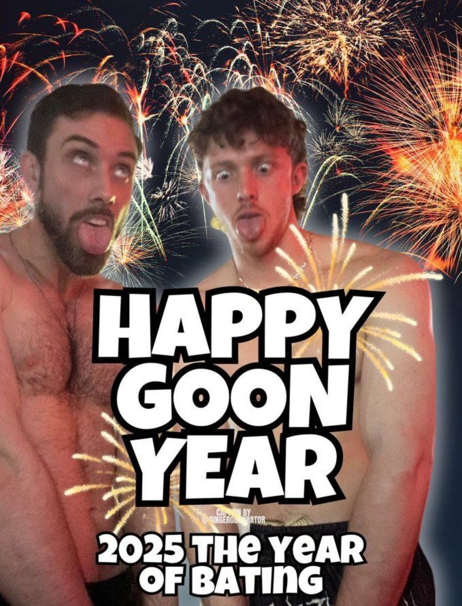 #bators #gooners #HappyNewYear #batorsbros #punheteiro looking forward to bate with my bros
