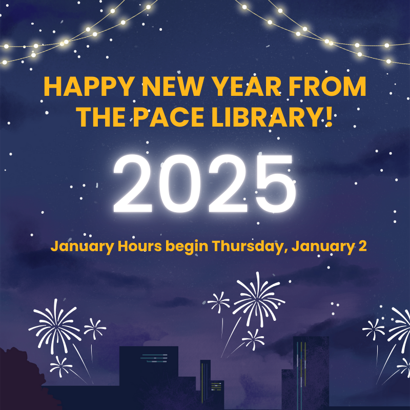 Pace Library tweet media